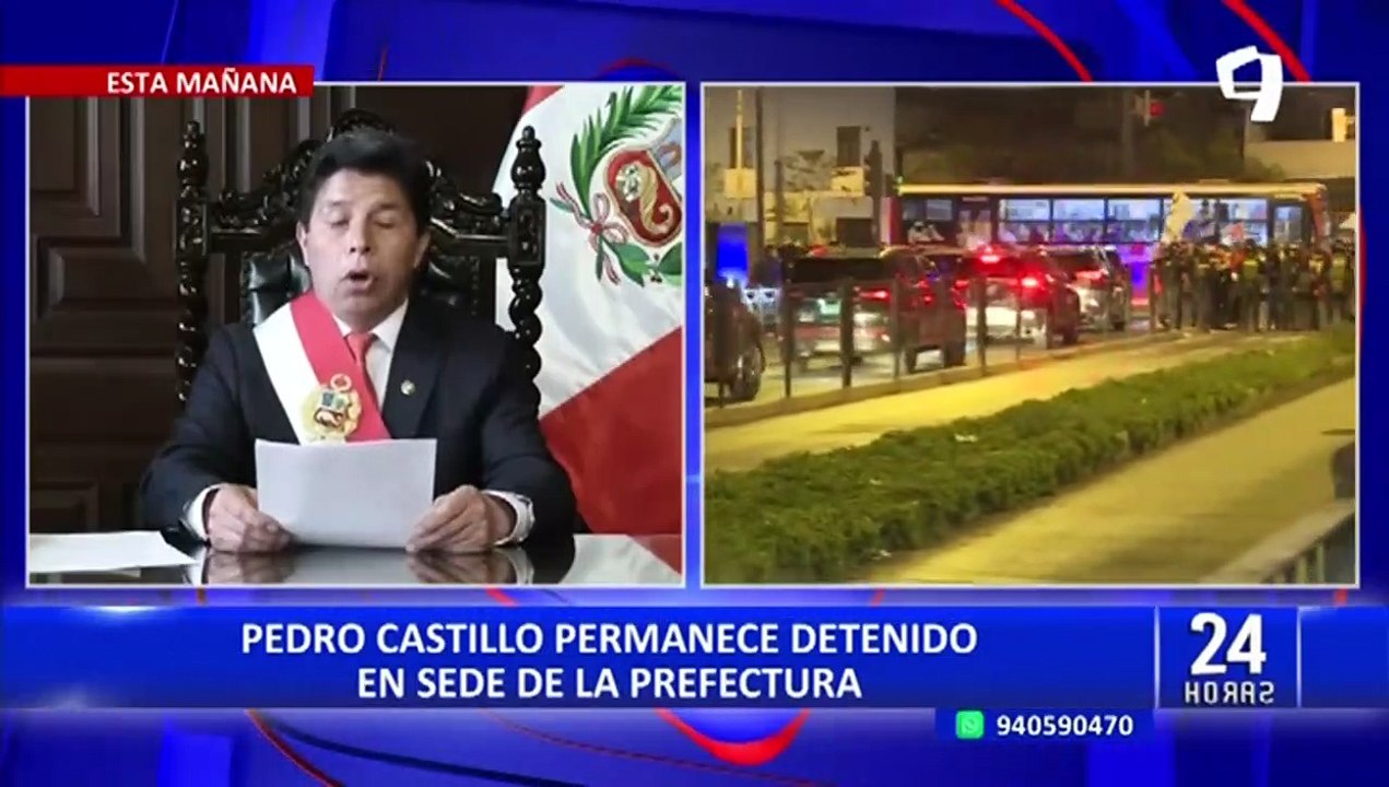 Pedro Castillo: ¿Qué más dijo el expresidente en su último mensaje a la Nación?