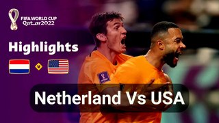 Netherland vs USA Match Highlights || Fifa World Cup 2022