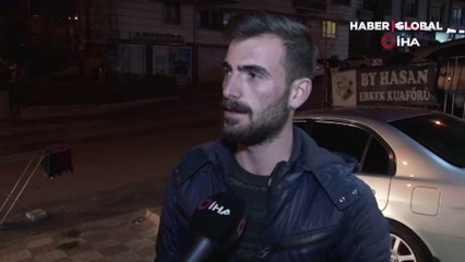 Duvara çarpan minibüs sürücüsü camdan fırladı, o anlar kamerada