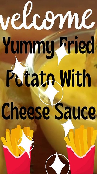 Yummy Fried Potato With Cheese Sauce#shorts| Tasty Table| Potato Snack Recipe| Potato Fries