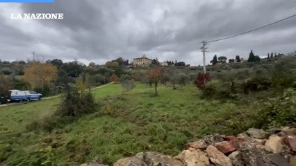 Firenze, il recupero del teschio trovato in un campo