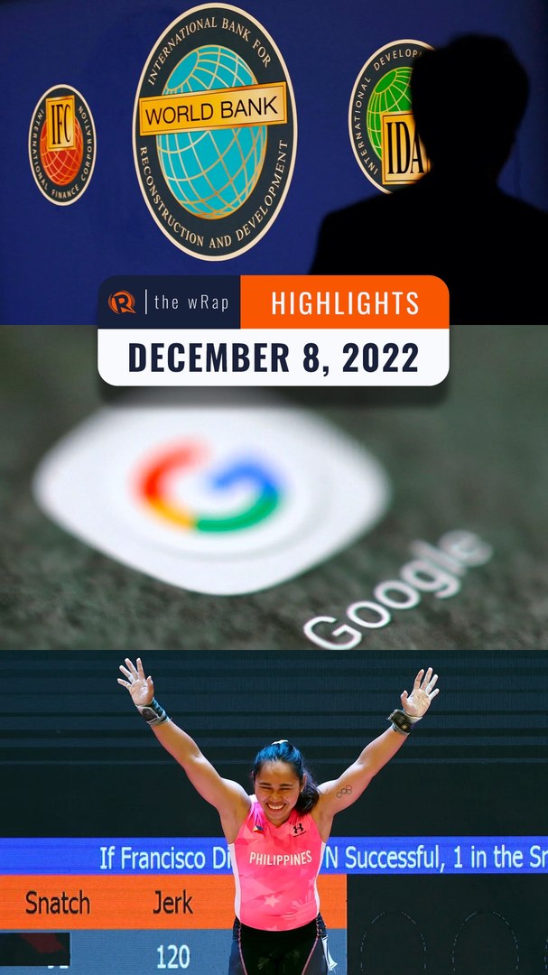 ⁣Rappler's highlights: Maharlika Wealth fund, Google searches, and Hidilyn Diaz | December 8, 20