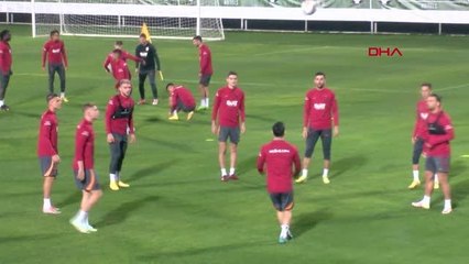 SPOR Galatasaray, Antalya kampındaki ilk antrenmanını gerçekleştirdi