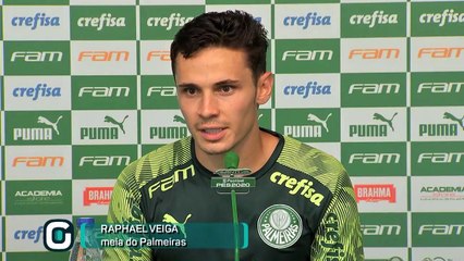 Raphael Veiga fala da grama sintética e Rony