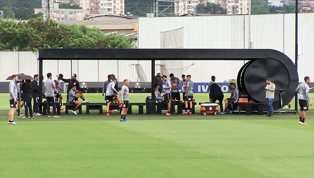 Imagens da preparação do Corinthians para enfrentar o Água Santa