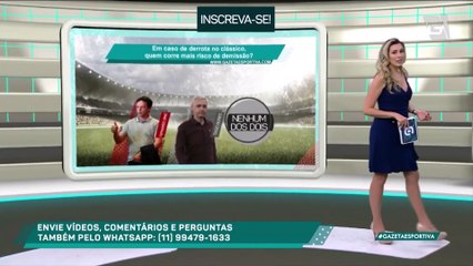 Para Osmar Garraffa, Diniz corre risco no clássico contra Corinthians