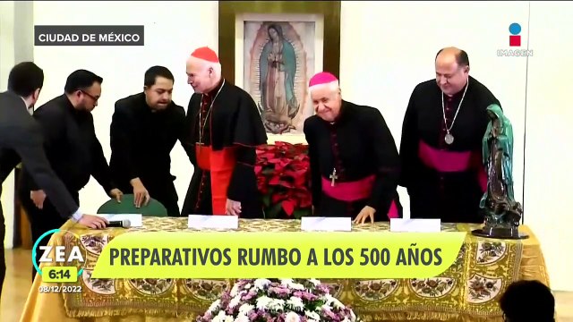 Alistan festejo por los 500 años de la aparición de la Virgen de Guadalupe en el Tepeyac