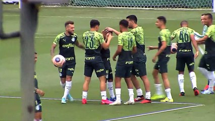 Imagens do treino do Palmeiras desta segunda-feira