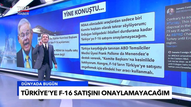 ABD, F-16 İçin Sinyal Verdi Yunan Asıllı Senatör Küplere Bindi - Tuna Öztunç İle Dünyada Bugün