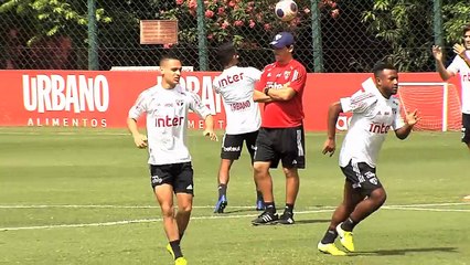 Imagens do treino do São Paulo desta quinta-feira