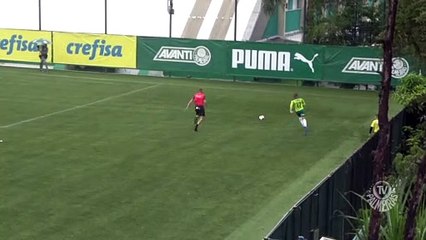 Confira lances do jogo-treino entre Palmeiras e Pouso Alegre-MG