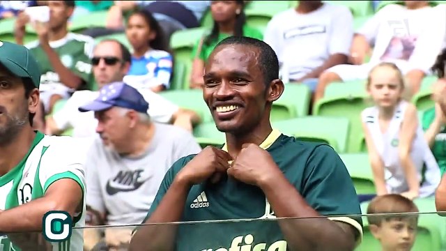 No sub-11 do Palmeiras, Endrick marcou gol do título paulista contra o Santos