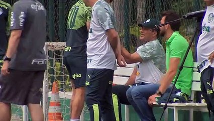 Imagens do treino do Palmeiras desta quarta-feira