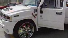 Hummer H2 sur spinners