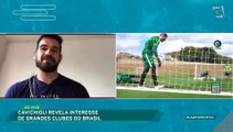 Goleiro Matheus Cavichioli, do América-MG, concede entrevista ao Gazeta Esportiva