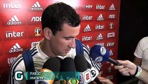 Pablo fala de Felipe Melo após empate contra o Palmeiras