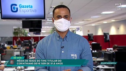 José Pais comenta alta média de idade do Corinthians