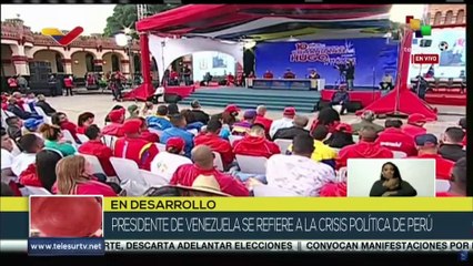 Presidente Nicolás Maduro: “Espero que el pueblo peruano consiga su camino a la liberación”