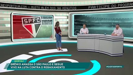 Flávio Prado diz que teve dó do São Paulo contra o Grêmio