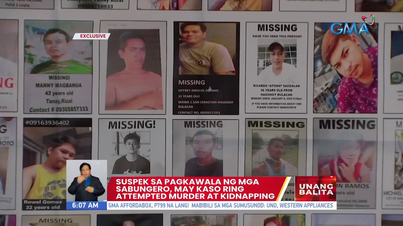 Suspek sa pagkawala ng mga sabungero, may kaso ring attempted murder at kidnapping | UB