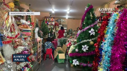 Download Video: Penjualan Pernak-Pernik Natal Mulai Ramai di Banjarmasin