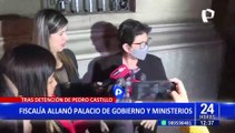 Fiscalía interviene documentos de Palacio de Gobierno y diversos ministerios