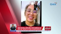 Hidilyn Diaz, wagi ng 3 gold medals sa 2022 IWF Weightlifting Championships | UB