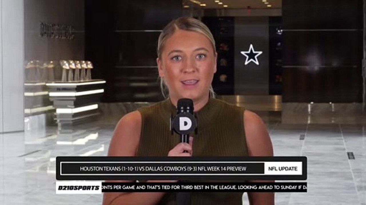 Houston Texans (1-10-1) vs Dallas Cowboys (9-3) NFL Week 14 Preview