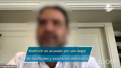 FGJ obtiene orden de aprehensión contra Christian Von Roehrich