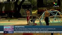Argentinos disfrutan el fin de semana largo en lugares al aire libre ante la ola de calor