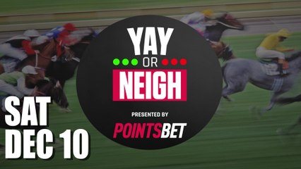 Racing.com Saturday Dec 10 Racing Tips, powered by PointsBet