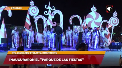 Inauguraron el “parque de las fiestas”