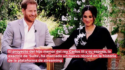 A una semana del estreno: documental de Harry y Meghan marca nuevo récord