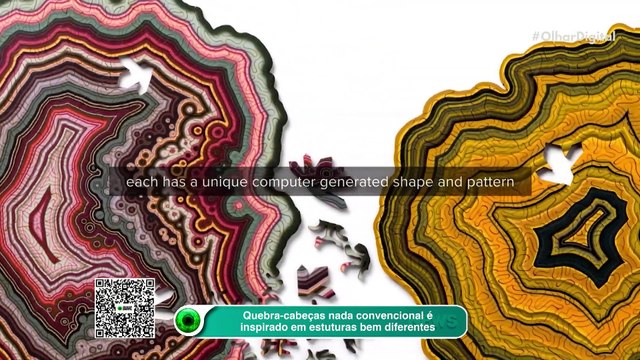 Quebra-cabeças nada convencional é inspirado em estuturas bem diferentes
