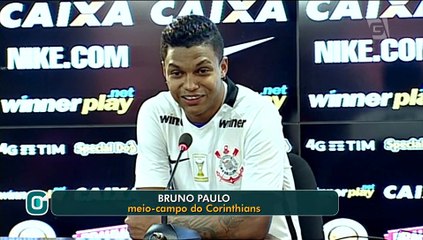 Bruno Paulo é apresentado no elenco do Corinthians