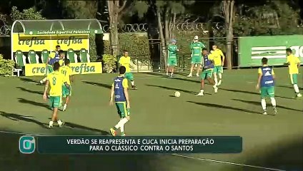 Verdão se reapresenta e inicia preparação para clássico