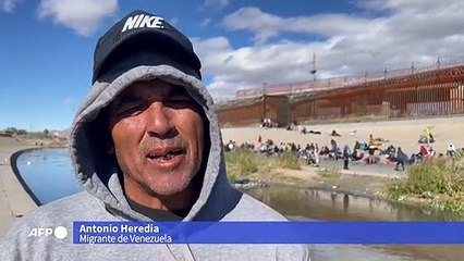 Migrantes se agolpan en frontera entre México y EEUU a días de que termine el Título 42