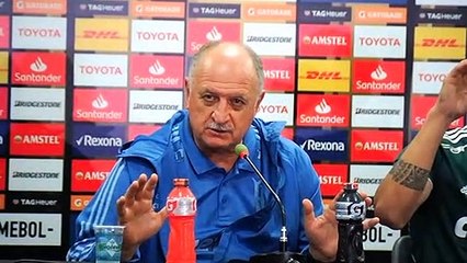 Felipão fala da eliminação do Palmeiras na Libertadores