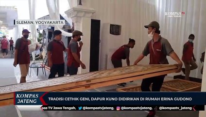Tradisi Cethik Geni, Dapur Kuno Didirikan di Rumah Erina Gudono