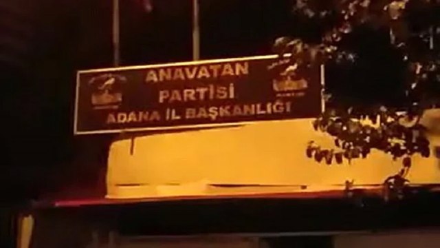 Yine Adana, yine parti binası, yine olay!