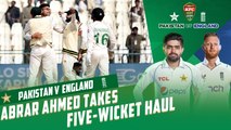 Abrar Ahmed Takes Five-Wicket Haul | Pakistan vs England | 2nd Test Day 1 | PCB | MY2T  #PAKvENG | #UKSePK