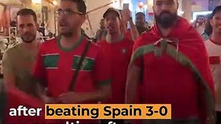 Wild celebrations as Morocco makes World Cup quarter-finals _ Al Jazeera Newsfeed