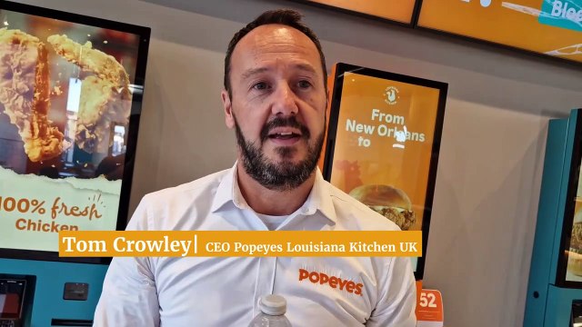 Popeyes Louisiana Kitchen opens a new store in Brighton, East Sussex
