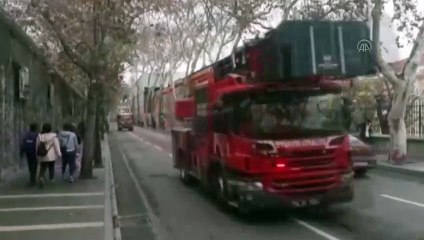 Çırağan Sarayı'nın otel bölümünde yangın