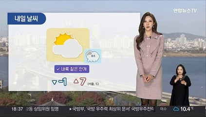 [날씨] 주말 서쪽 미세먼지…밤사이 내륙 짙은 안개