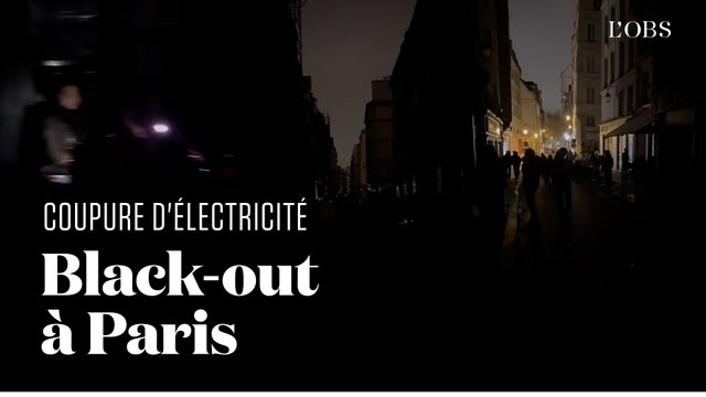 Paris plongé dans le noir suite à une coupure d'électricité