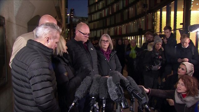 Harry Dunn's family react to Anne Sacoolas receiving an 8 month suspended sentence for the death of their son