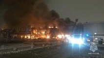 Un muerto tras el incendio de un centro comercial en Rusia