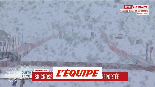 L'épreuve de Val Thorens reportée à cause de la neige - Skicross - CM