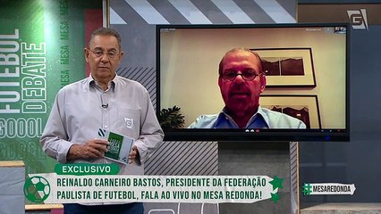 No Mesa, presidente da FPF fala sobre a paralisação do futebol paulista